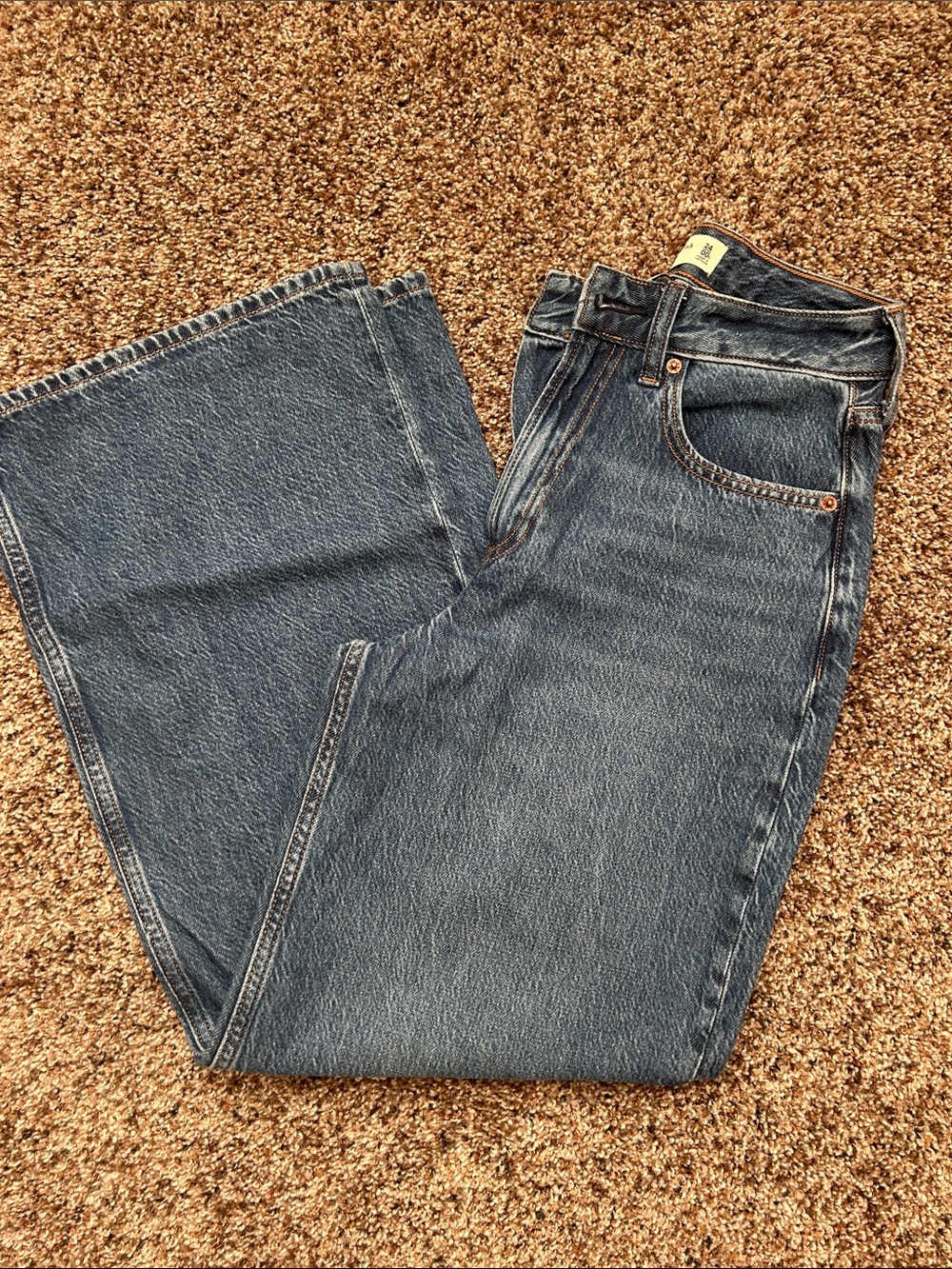 Abercrombie & Fitch curve love wide leg high rise 24/00s
